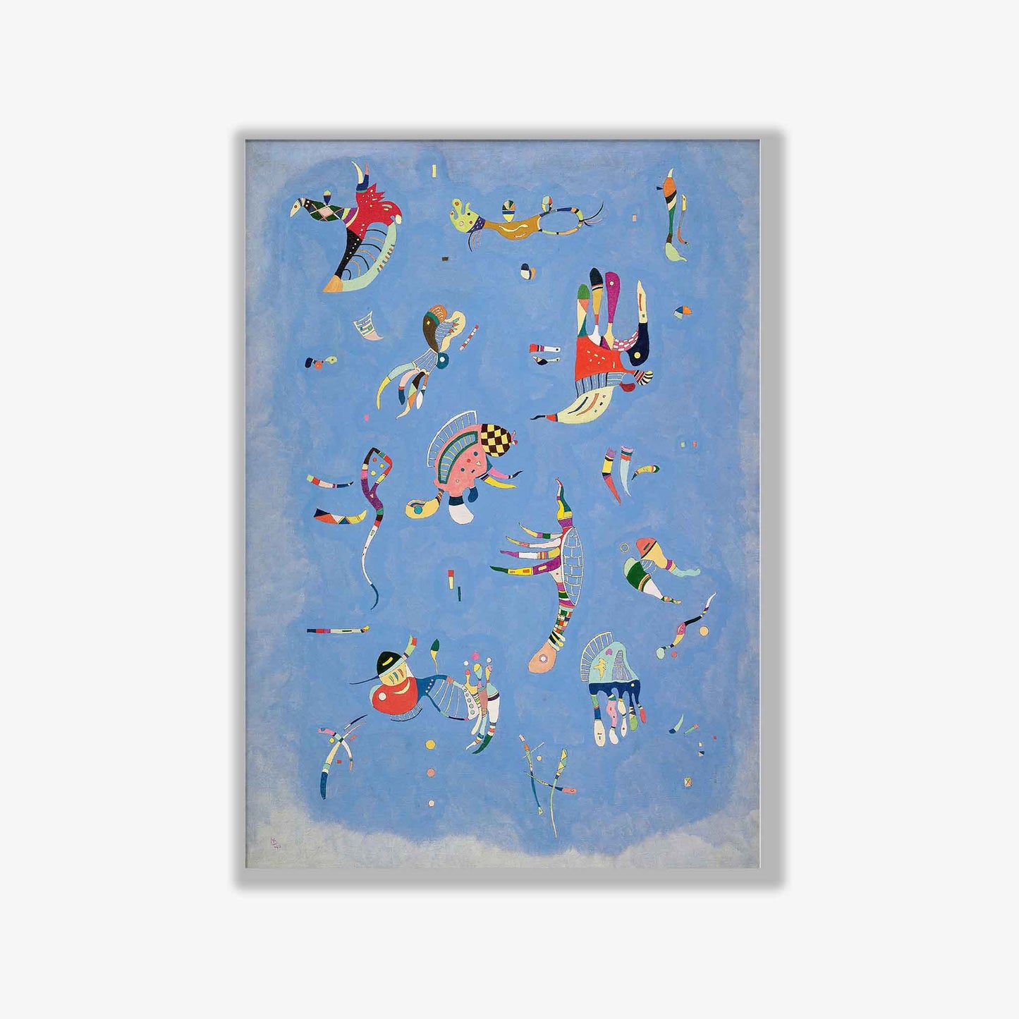 Sky Blue Lithograph by Wassily Kandinsky