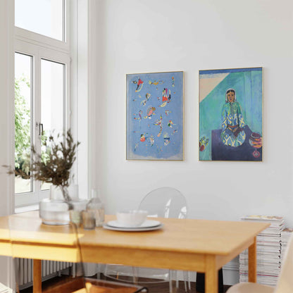 Sky Blue Lithograph by Wassily Kandinsky