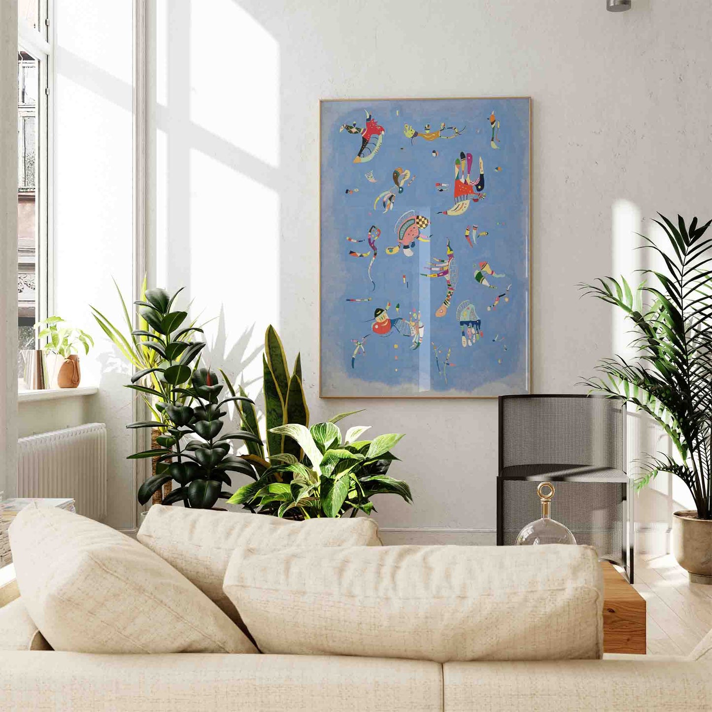 Sky Blue Lithograph by Wassily Kandinsky