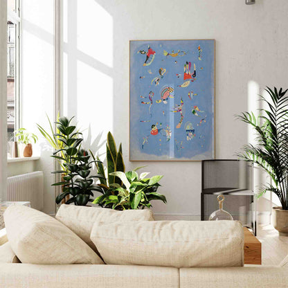 Sky Blue Lithograph by Wassily Kandinsky