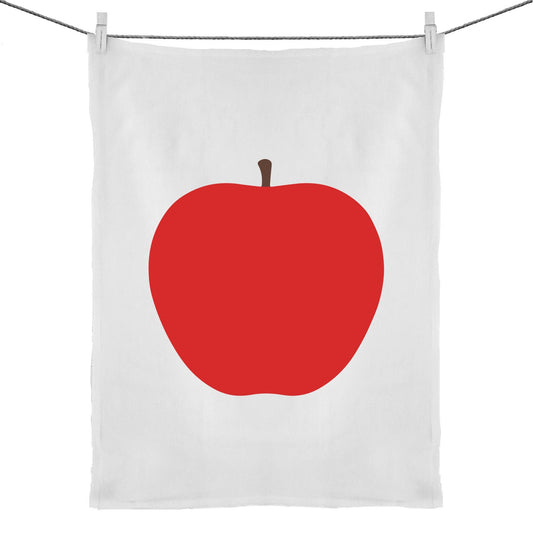 Tea Towel | Red Apple by Enzo Mari