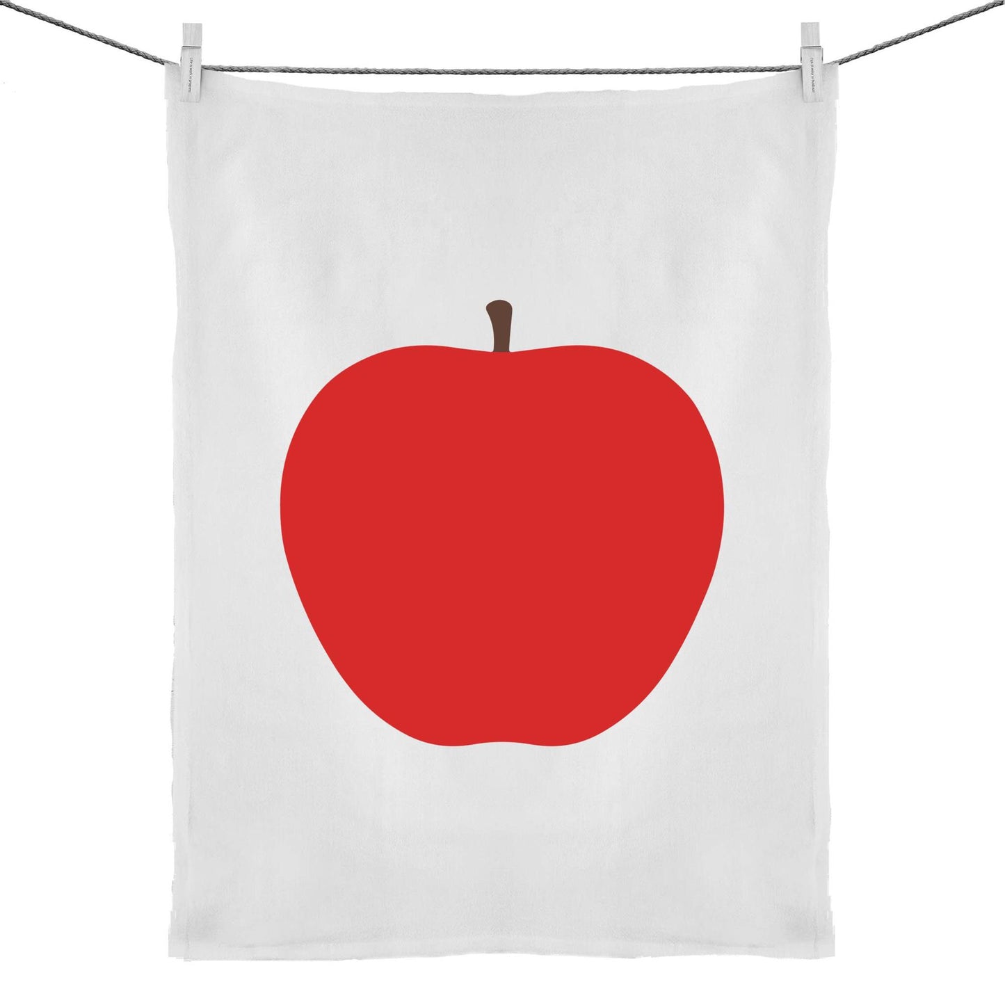 Tea Towel | Red Apple by Enzo Mari