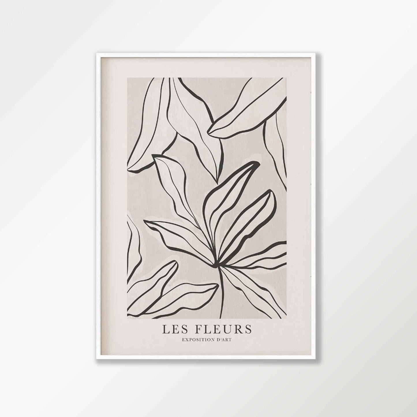 Les Fleurs Floral Poster