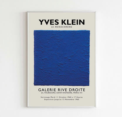 Yves Klein 3x Poster Set