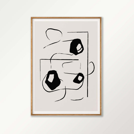 Abstract Minimalist Shapes Poster