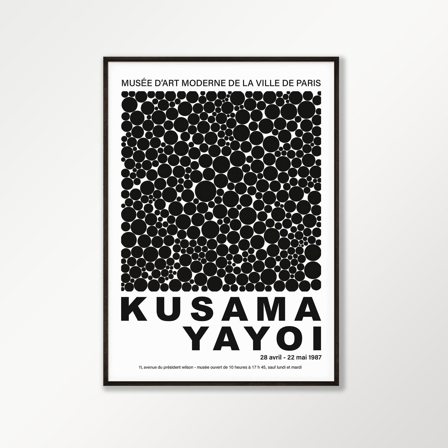 Black Polka Dots by Yayoi Kusama