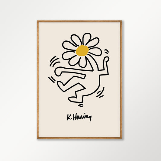 Flowers by Keith Haring