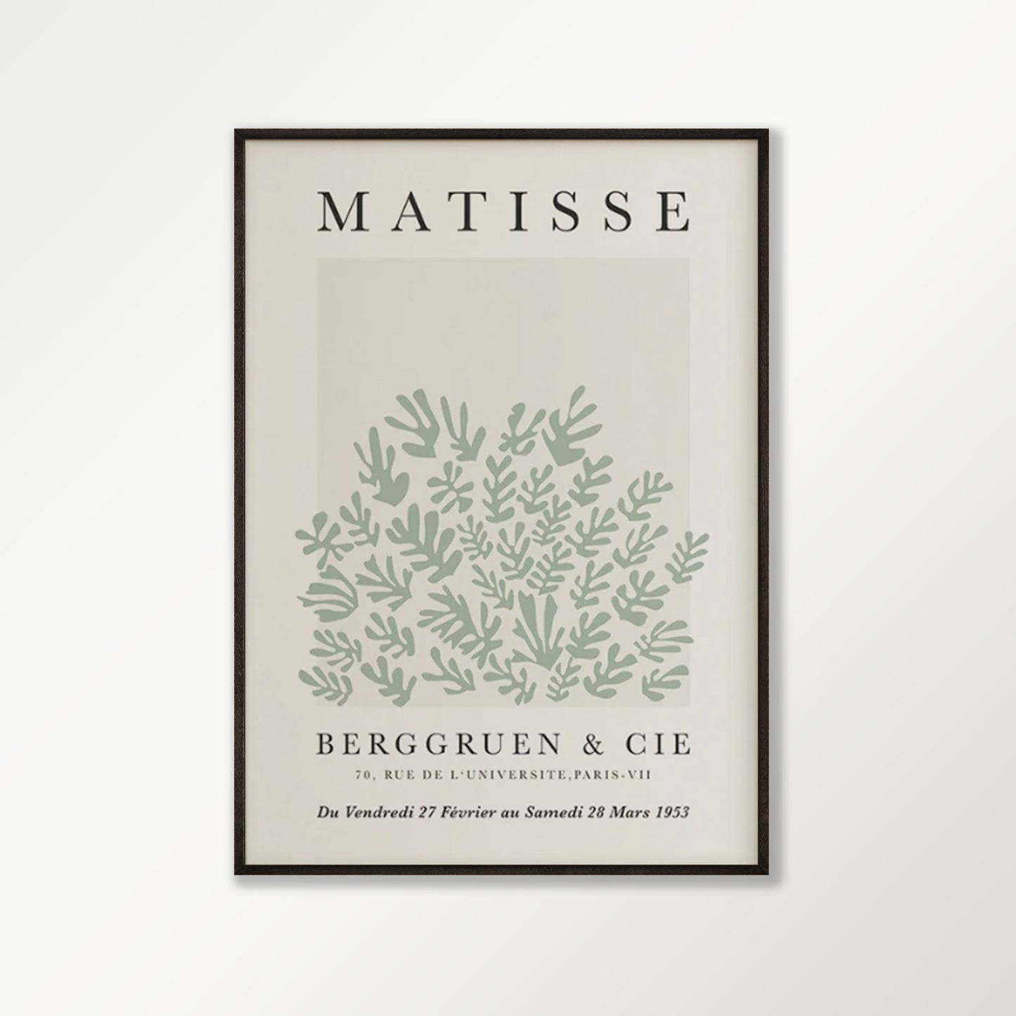 Green Exhibition Poster by Henri Matisse