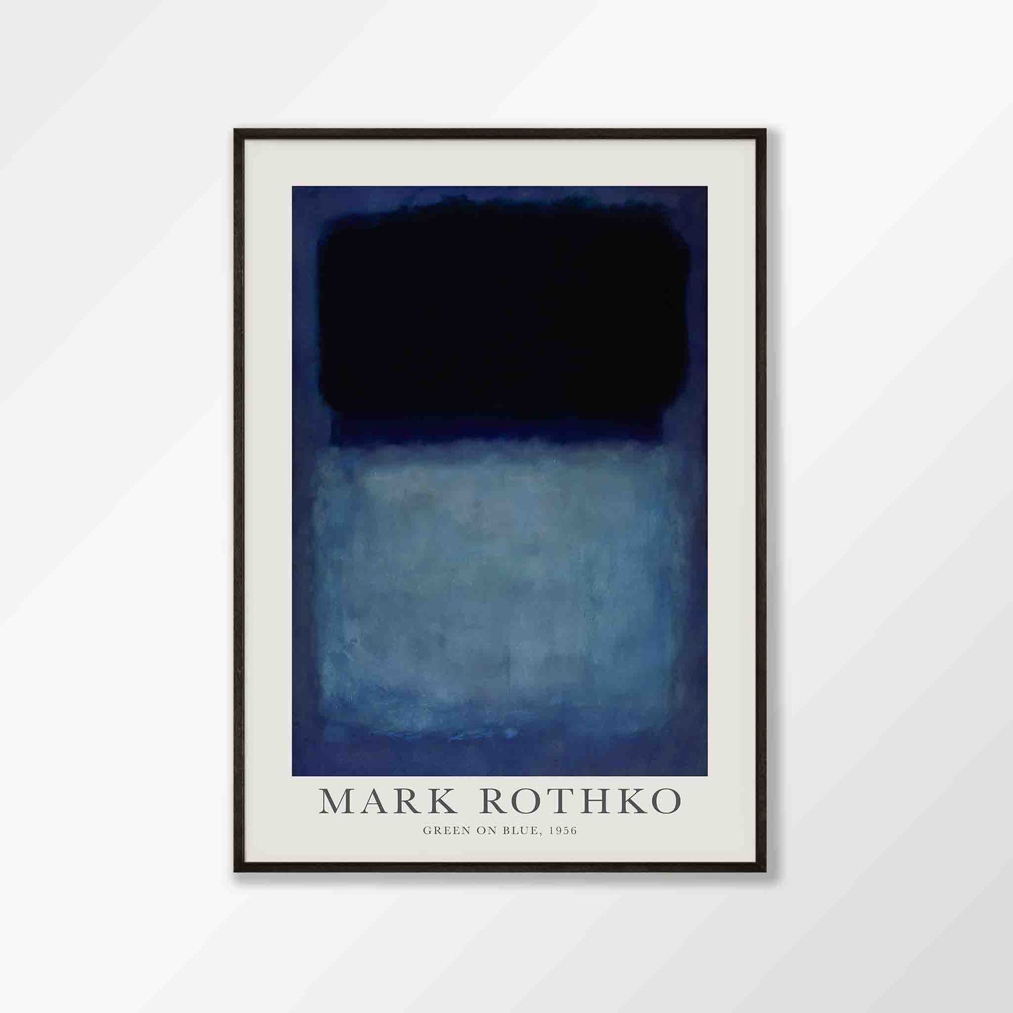 Green on Blue by Mark Rothko