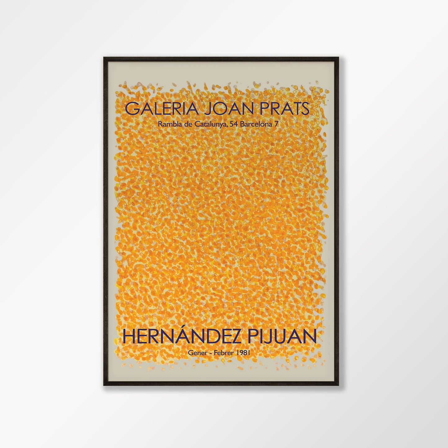 Hernández Pijuan Exhibition Poster