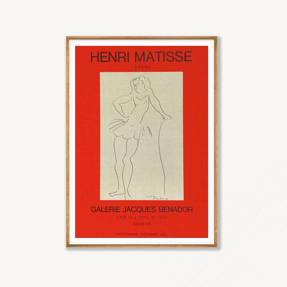 Simon Hantai + Galerie Poster Set – Set of 3 Framed Prints | Mat ...
