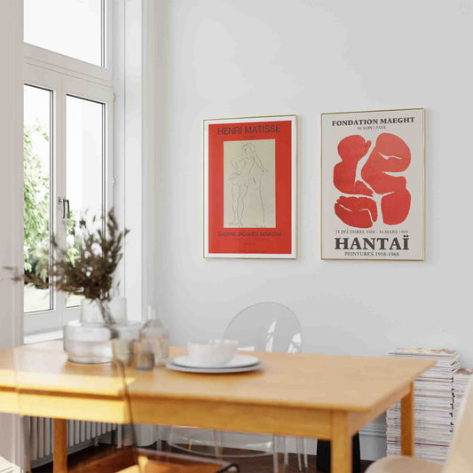 Simon Hantai + Galerie by Matisse Poster Set