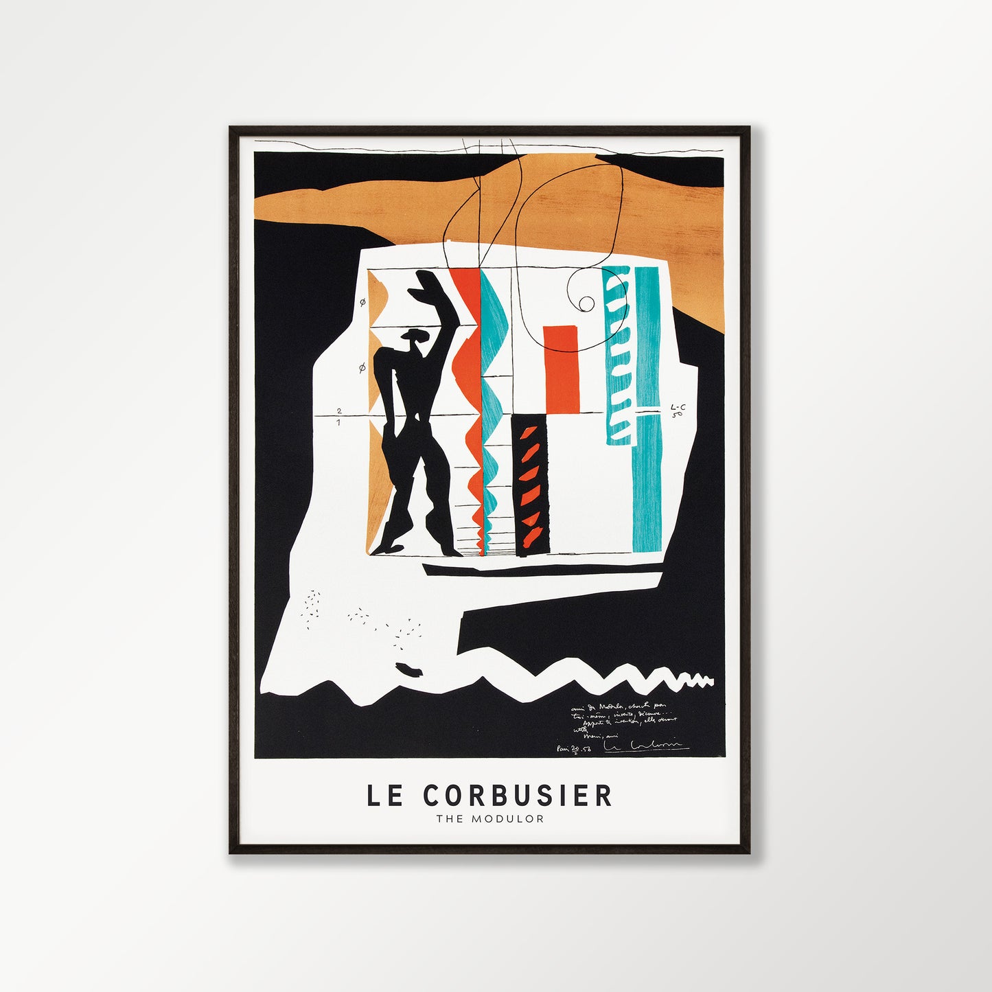 Modulor Exhibition Print by Le Courbusier