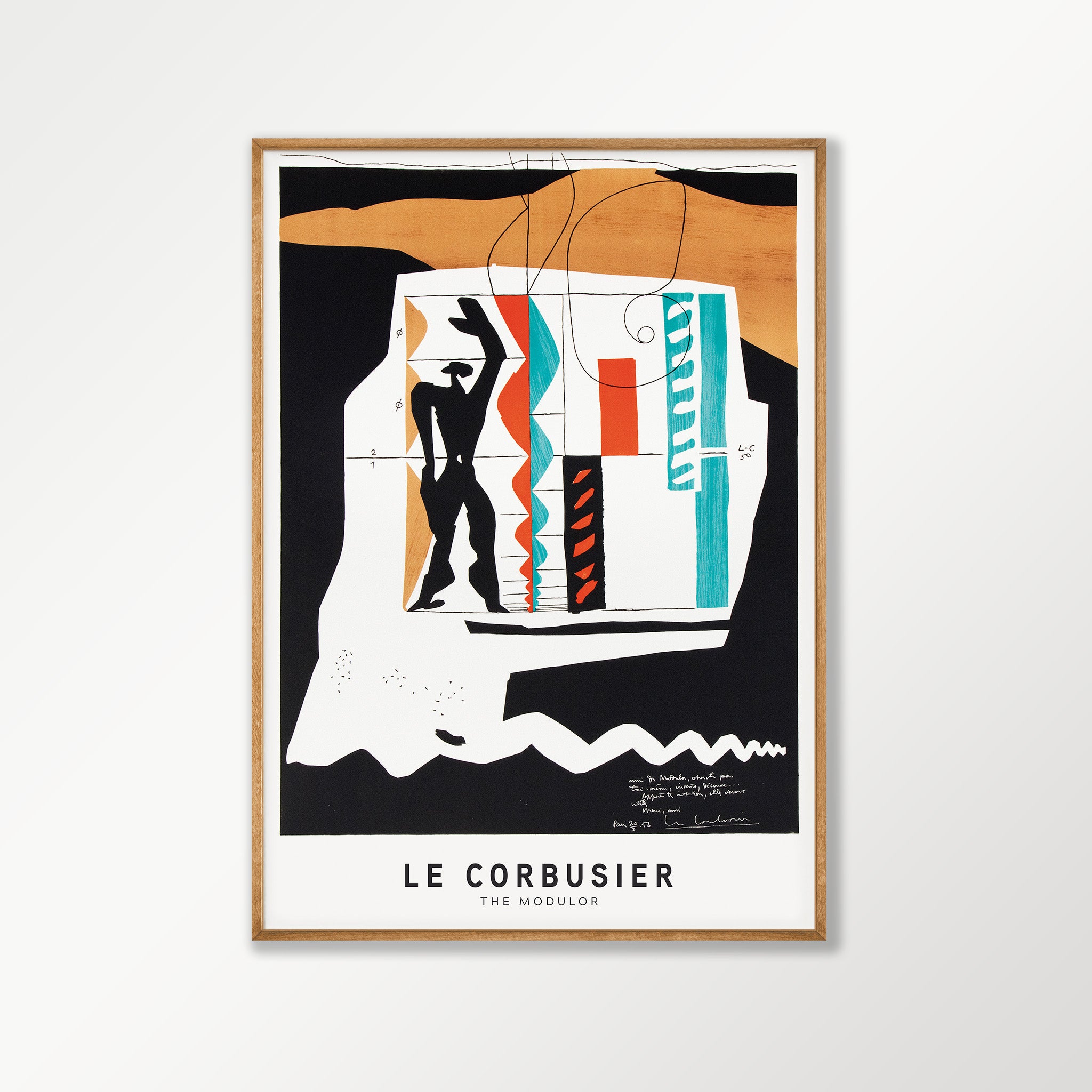 Modulor Exhibition Print by Le Courbusier – atolloprintshop