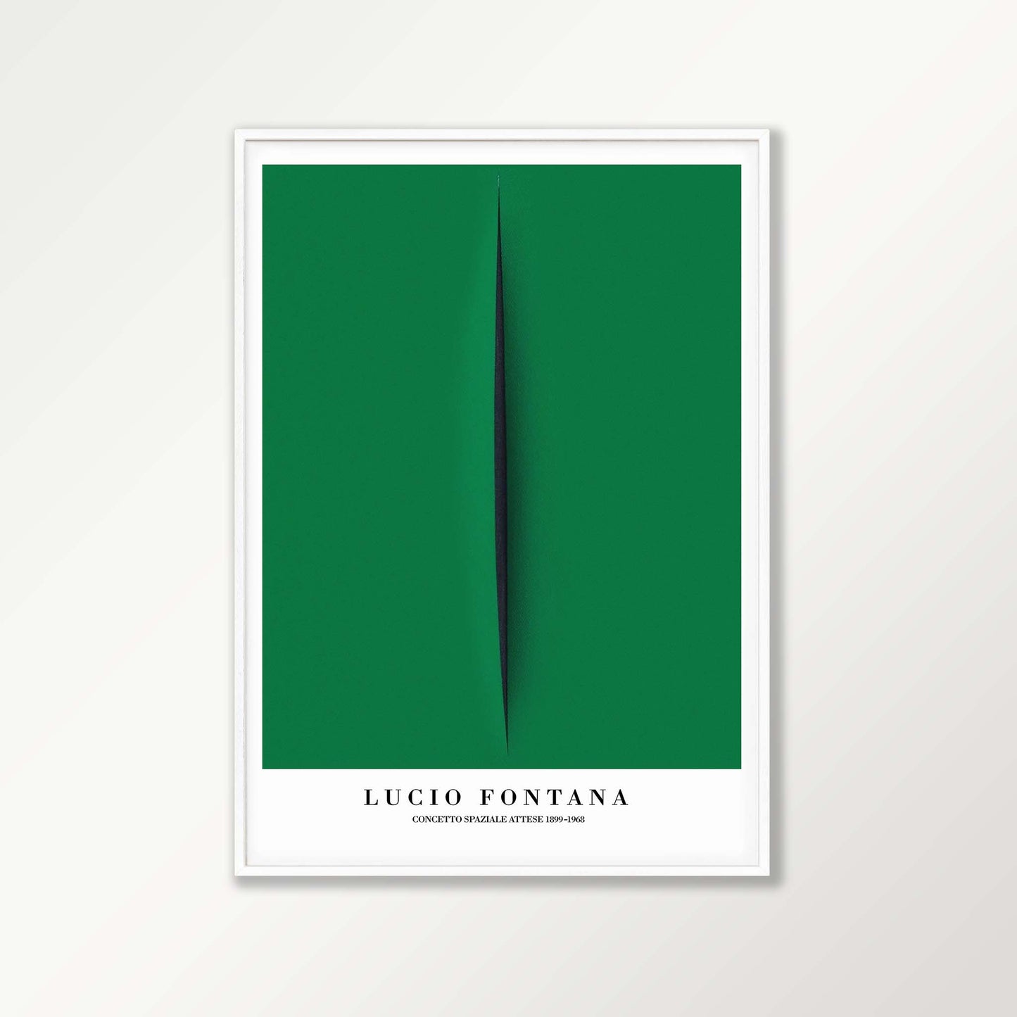 Lucio Fontana Concetto Exhibition Poster