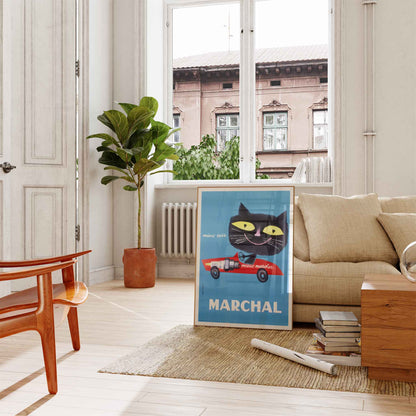 Marchal Cat Poster by Jean Colin