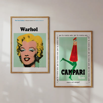 Marilyn Monroe Exhibition Poster by Andy Warhol