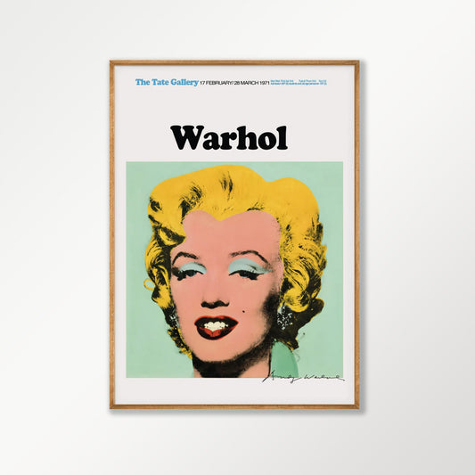Marilyn Monroe Exhibition Poster by Andy Warhol