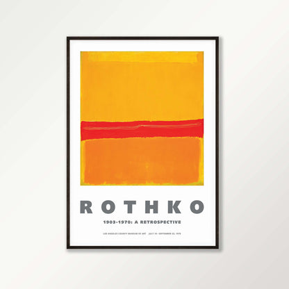 Mark Rothko A Retrospective Poster