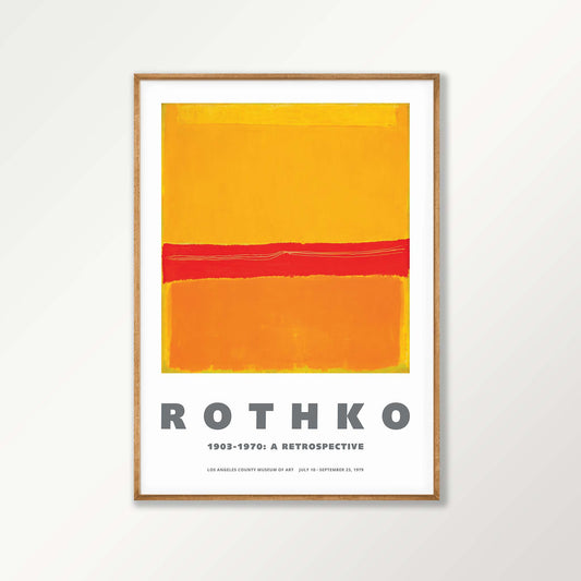 Mark Rothko A Retrospective Poster