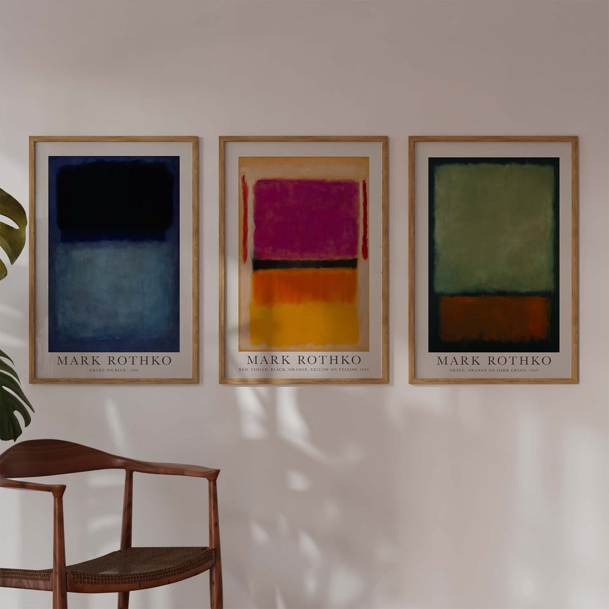 Mark Rothko Exhibit Mark Rothko Exhibition Poster Set – atolloprintshop