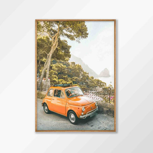 Orange Car Cinque Terre