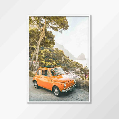 Orange Car Cinque Terre
