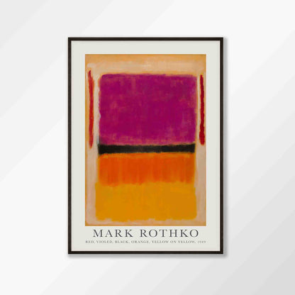 Orange On Purple by Mark Rothko